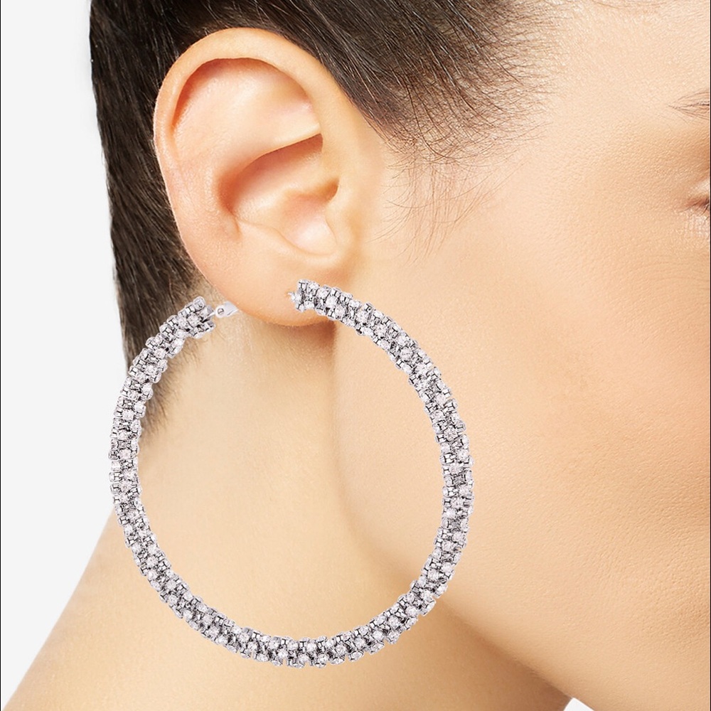 Guess hoop earrings